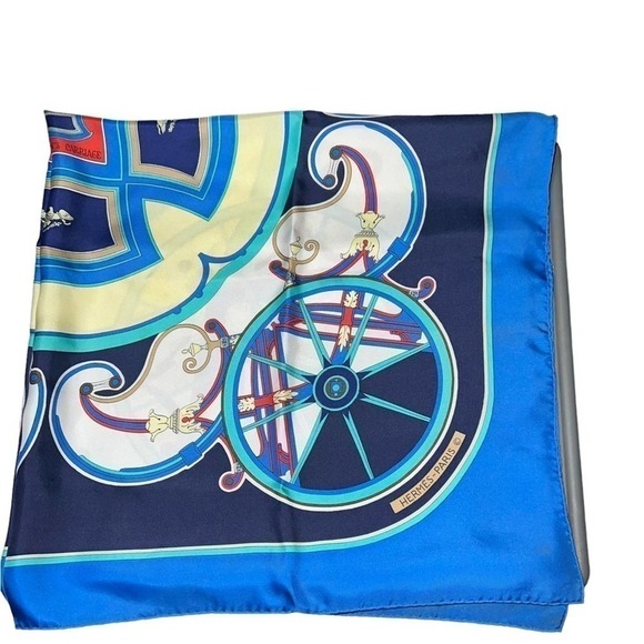 HERMES Washington's Carriages 100% Silk Scarf Carre 90cm Square - Picture 6 of 16